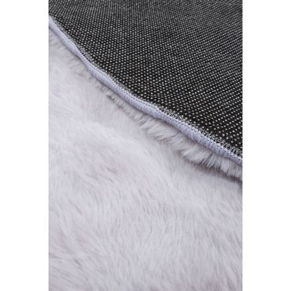 Okrugli tepih RABBIT BUBBLE 160 cm siva