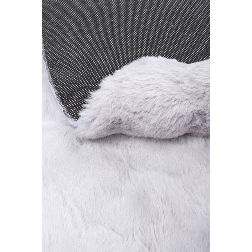 Okrugli tepih RABBIT BUBBLE 160 cm siva