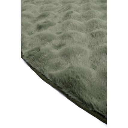 Okrugli tepih RABBIT BUBBLE 160 cm, zelene boje