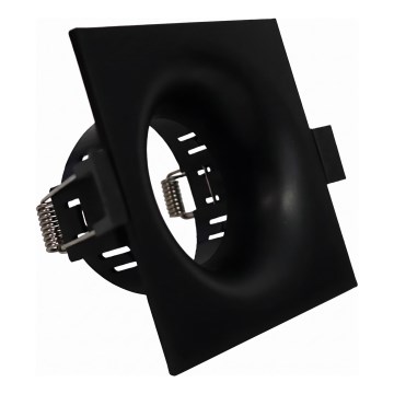 Okvir za ugradno svetlo GU10 8,6x8,6 cm crni