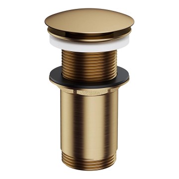 OMNIRES A716BR - CLICK-CLACK odvod za umivaonik, prečnika 6,6 cm, brušena antik bronza