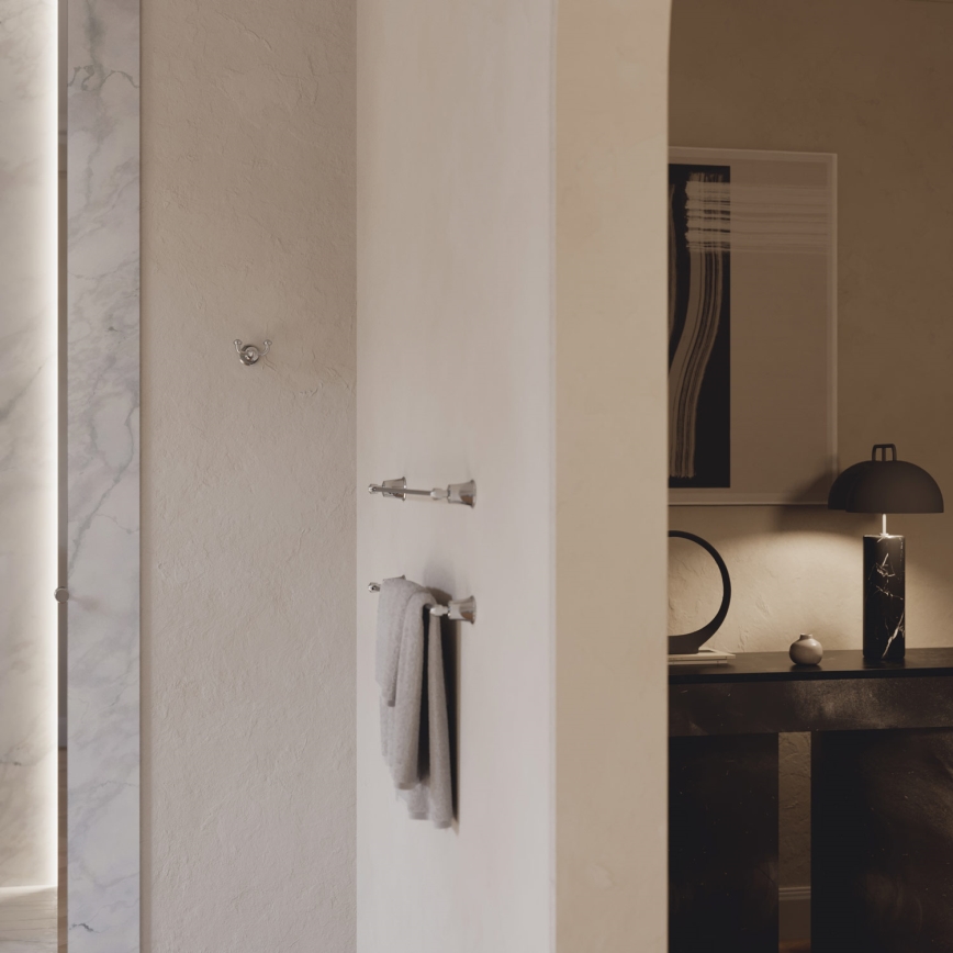 OMNIRES AL53120CR - Zidna kukica ART LINE sjajni hrom