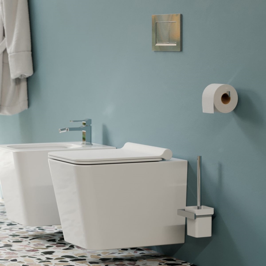 OMNIRES BOSTONDEBP - WC daska prigušiva BOSTON duroplast/sjajna bela