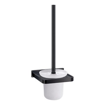 OMNIRES DA70620BL - Zidna WC četka DARLING, polumat crne boje