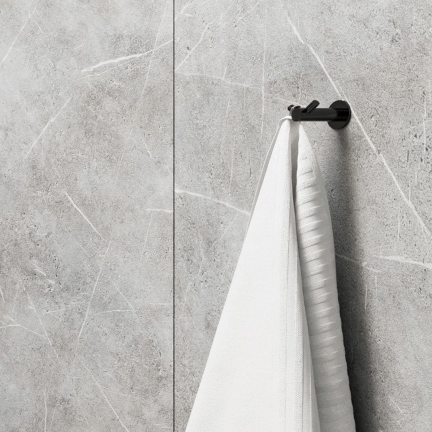 OMNIRES MP60120BL - Zidna kuka MODERN PROJECT, mat crne boje