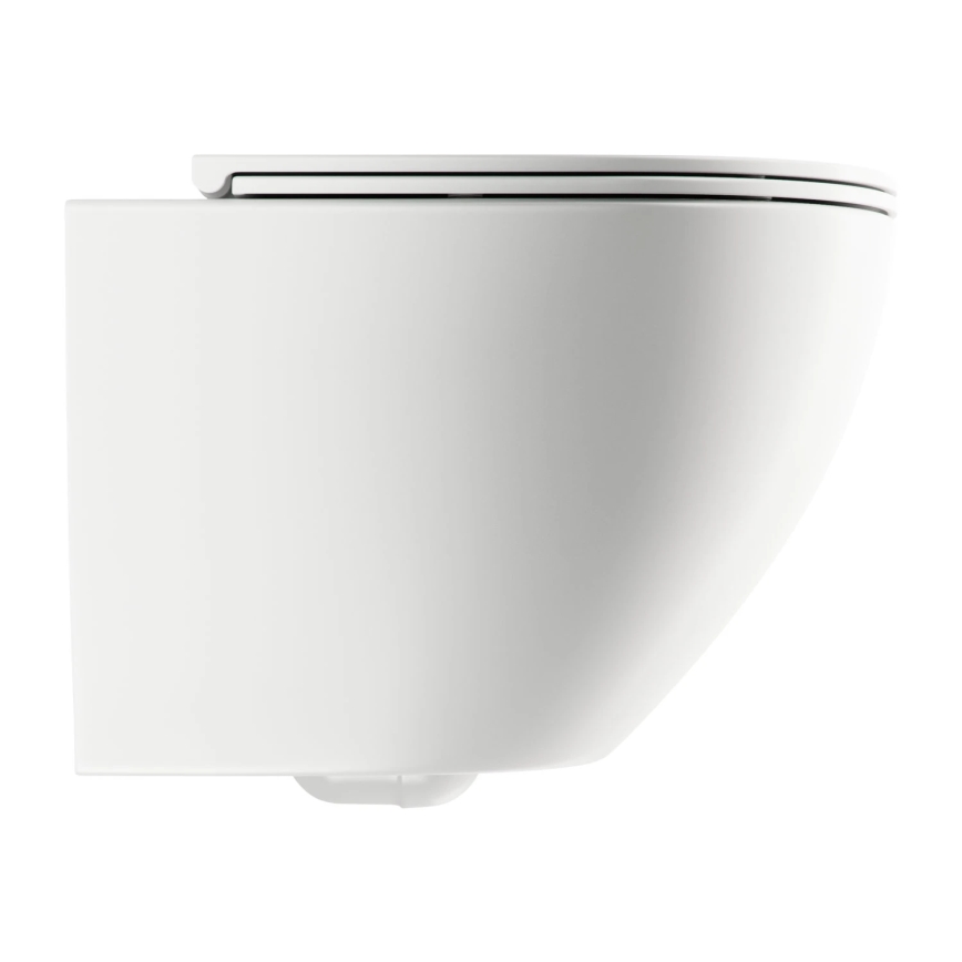OMNIRES OTTAWAMWBM - Viseća WC šolja OTTAWA sa prigušiva (SoftClose) daskom, keramika/mat bela