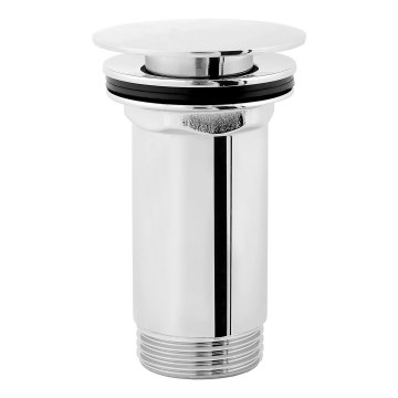 OMNIRES P706CR - Slivnik za umivaonik CLICK-CLACK prigušiva, prečnika 6,8 cm, sjajni hrom