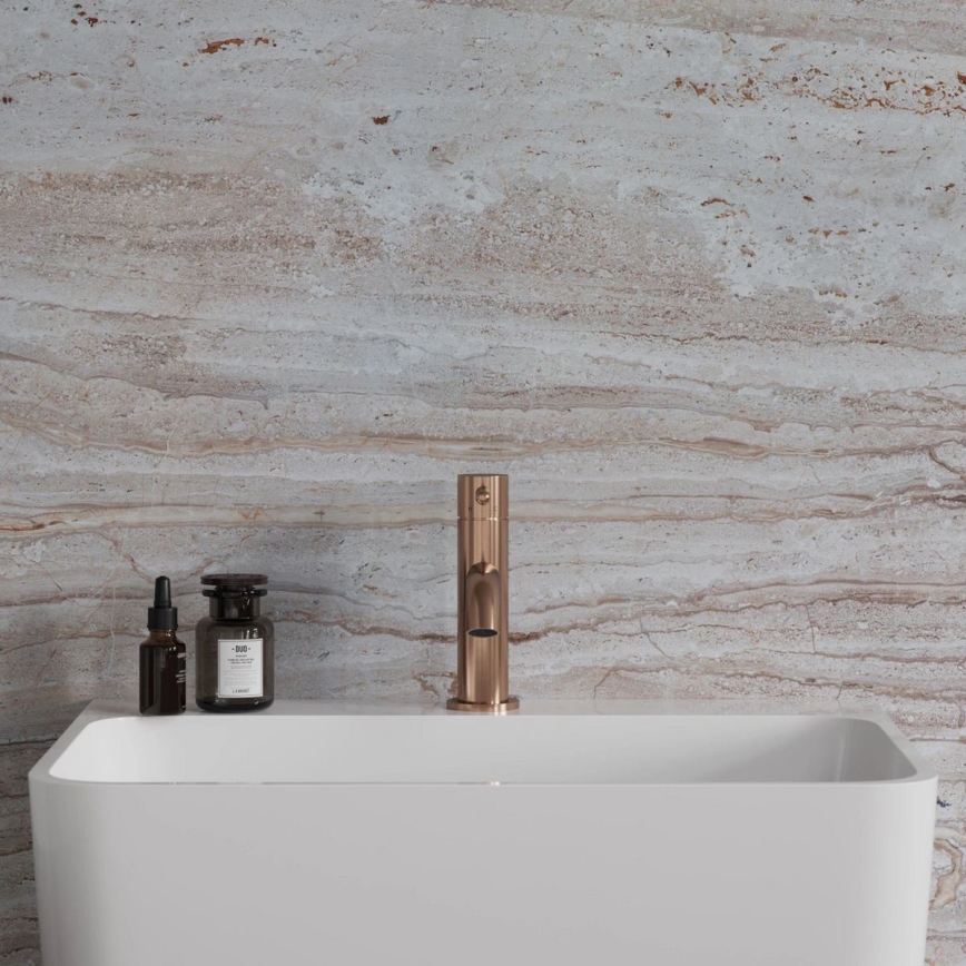 OMNIRES Y1210NCPB - Slavina za umivaonik Y 16,2 cm, četkani bakar