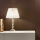 Ondaluce - Kristalna stona lampa BRIGIDA 1xE27/15W/230V krem/prozirna