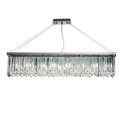 Ondaluce - Kristalni luster na sajli BATIDA 8xE14/10W/230V sjajni hrom