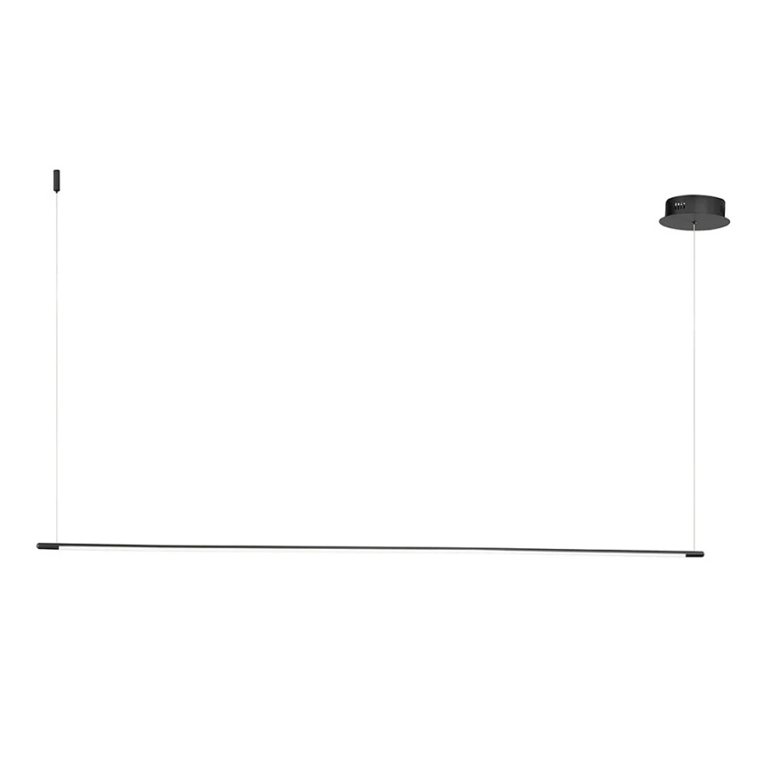 Ondaluce - LED prigušiva luster na sajli GENIUS LED/28W/230V crna