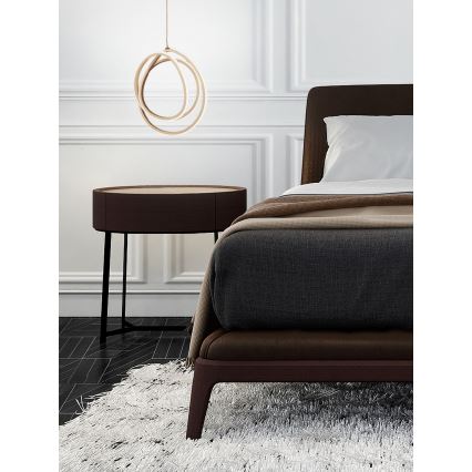 Ondaluce - LED prigušiva luster na sajli GOLDEN LED/28W/230V prečnik 31,5 cm zlatna