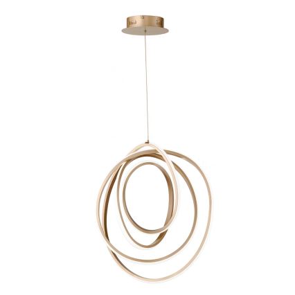 Ondaluce - LED prigušiva luster na sajli GOLDEN LED/50W/230V prečnik 50 cm zlatna