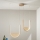 Ondaluce - LED prigušiva luster na sajli LOTUS LED/55W/230V zlatni