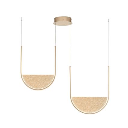 Ondaluce - LED prigušiva luster na sajli LOTUS LED/55W/230V zlatni