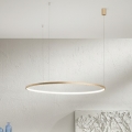 Ondaluce - LED prigušiva luster na sajli SOEL LED/28W/230V prečnik 60 cm zlatna