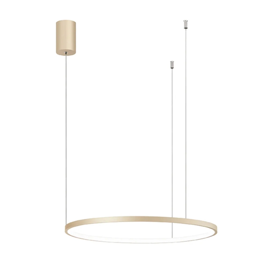 Ondaluce - LED prigušiva luster na sajli SOEL LED/28W/230V prečnik 60 cm zlatna