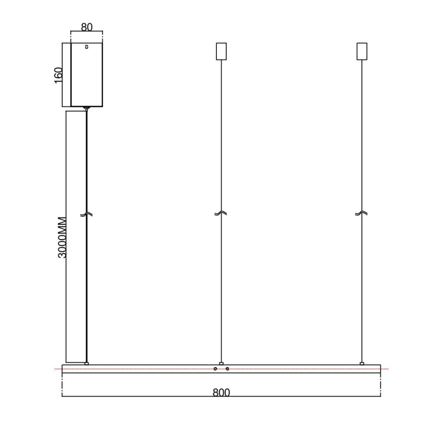 Ondaluce - prigušiva LED svetiljka na sajli SOEL LED/38W/230V 3000/4000K prečnik 80 cm bela