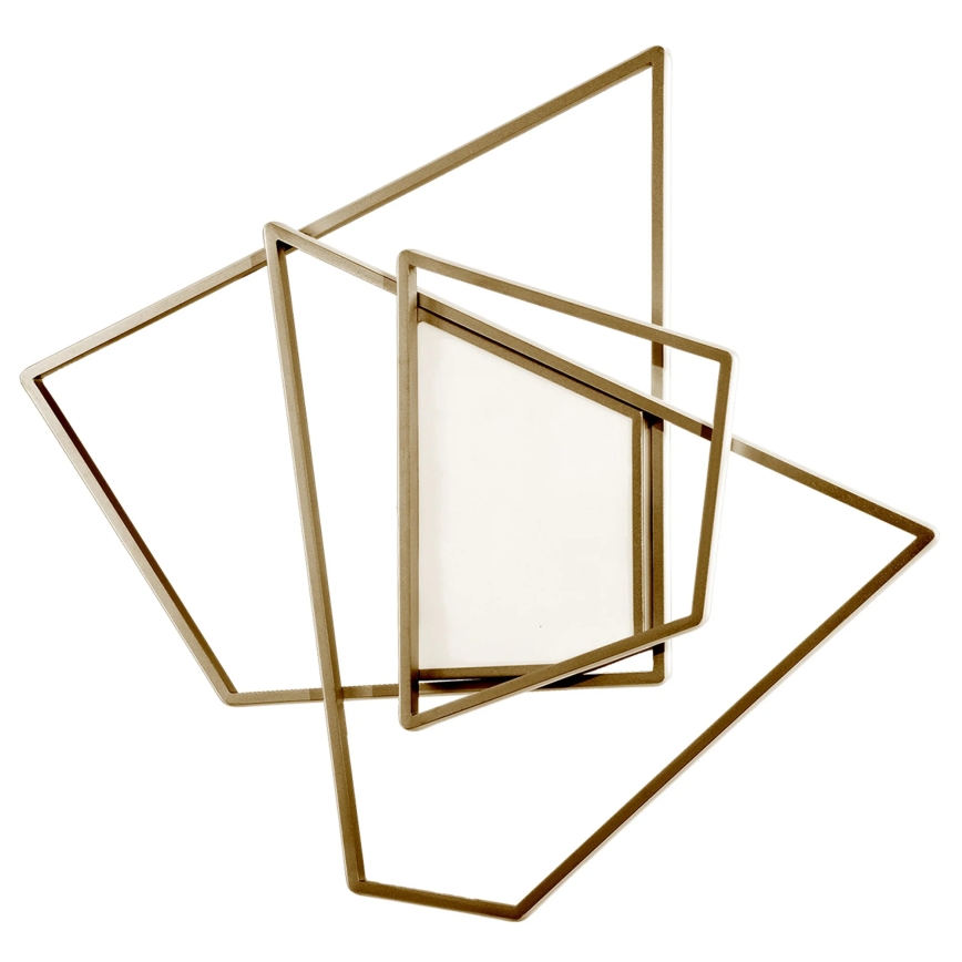 Ondaluce - LED prigušiva plafonska lampa GALAXY LED/90W/230V 71x84 cm zlatna