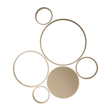 Ondaluce - LED prigušiva plafonska svetiljka POIS LED/68W/230V zlatna