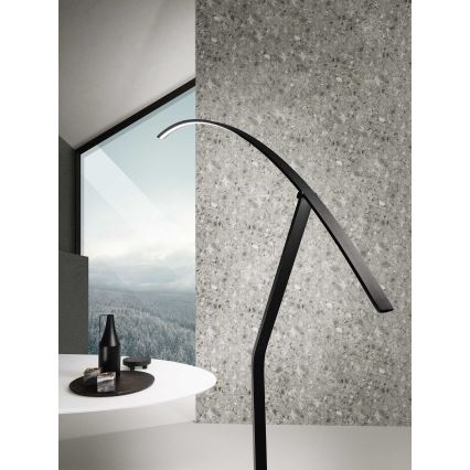 Ondaluce - LED prigušiva stojeća lampa FOLAGA LED/30W/230V 190 cm crna