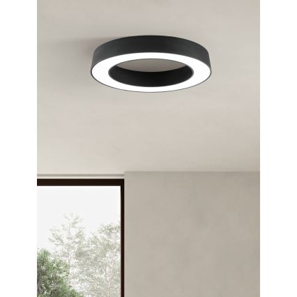 Ondaluce - LED stropno svetlo (prigušiva) GLOBUS LED/80W/230V 3000/4000K prečnik 100 cm crno