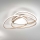 Ondaluce - LED prigušiva stropna svetiljka ROSE LED/70W/230V 63x67 cm zlatna