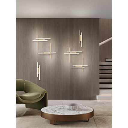 Ondaluce - LED prigušiva zidna lampa MOVIDA LED/16W/230V zlatna