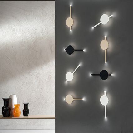 Ondaluce - LED prigušiva zidna svetiljka JAMES LED/16W/230V bela