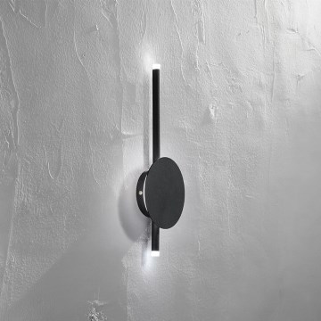 Ondaluce - LED prigušiva zidna svetiljka JAMES LED/16W/230V crna