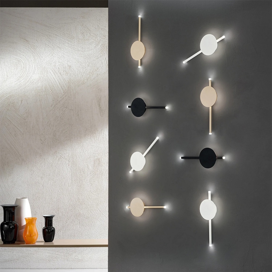 Ondaluce - LED prigušiva zidna svetiljka JAMES LED/16W/230V zlatna