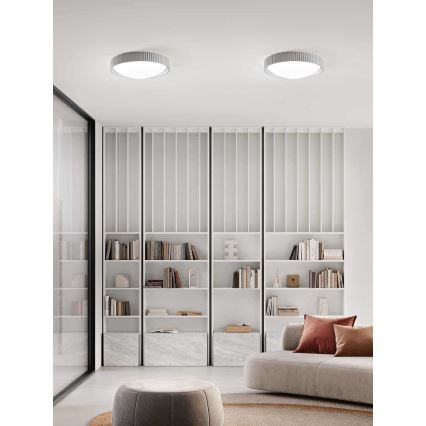 Ondaluce - LED stropno svetlo CONCRETE LED/20W/230V prečnik 41 cm beton/siva