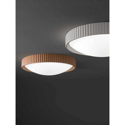 Ondaluce - LED stropno svetlo CONCRETE LED/20W/230V prečnik 41 cm beton/siva