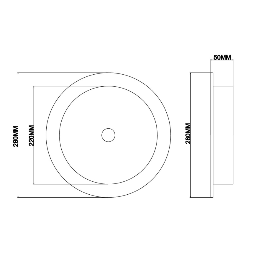 Ondaluce - LED zidna svetiljka JOKEY LED/10W/230V zadimljeno bež