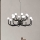 Ondaluce - Luster na sajli DERBY 16xG9/7W/230V pr. 81,5 cm crna
