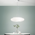 Ondaluce - Luster na sajli DODI 2xE27/15W/230V prečnika 53 cm bela