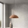 Ondaluce - Luster na sajli RUSTIC 1xE27/15W/230V prečnik 50 cm beton/braon