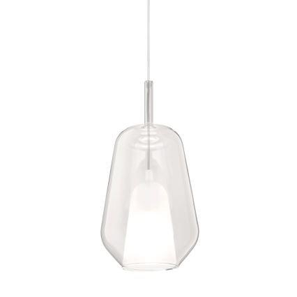 Ondaluce - Luster na sajli THELMA 1xE27/15W/230V prečnik 19 cm zlatna/prozirna