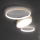 Ondaluce - prigušiva LED plafonska lampa RICE LED/25W/230V 38x63 cm zlatna