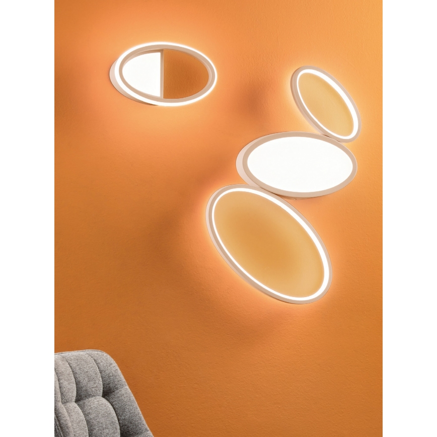 Ondaluce - prigušiva LED plafonska lampa RICE LED/25W/230V 38x63 cm zlatna