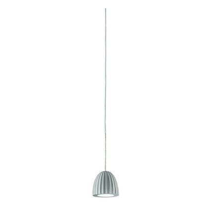 Ondaluce - Visilica na kablu CONCRETE 1xGU10/7,5W/230V prečnik 10,5 cm beton/siva