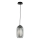 Ondaluce - Visilica na sajli BONNIE 1xE27/15W/230V, prečnik 15,5 cm, crna/dimljeno-crna