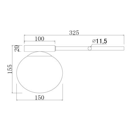 Ondaluce - Zidna svetiljka JEWEL 1xE14/10W/230V zlatna/bela