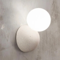 Ondaluce - Zidno svetlo ROCK 1xG9/7W/230V beton/bela