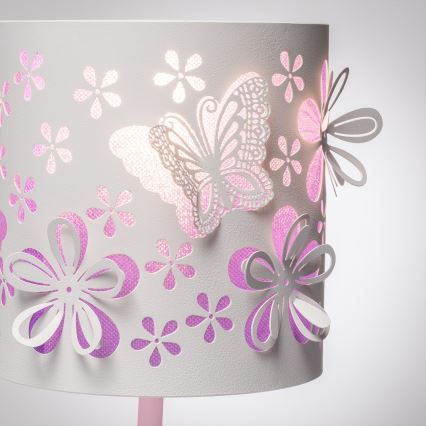 ONLI - Dečija lampica TITILLA 1xE14/6W/230V 22 cm ljubičasta/bela