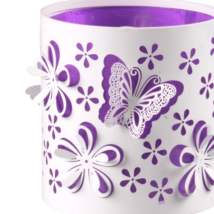 ONLI - Dečija lampica TITILLA 1xE14/6W/230V 22 cm ljubičasta/bela