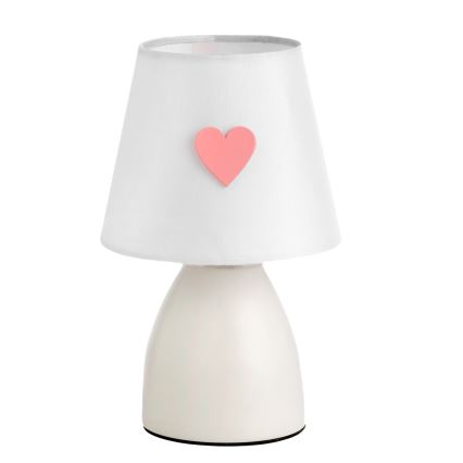 ONLI - Dečija lampica TITTA 1xE14/6W/230V 20 cm bela