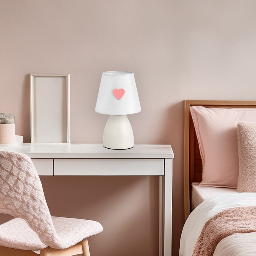 ONLI - Dečija lampica TITTA 1xE14/6W/230V 20 cm bela