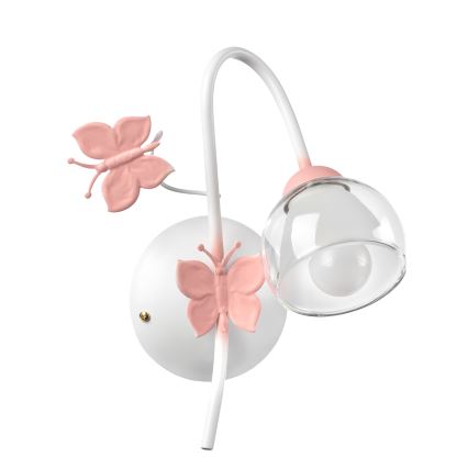 ONLI - Dečije zidno svetlo BUTTERFLY 1xE14/6W/230V