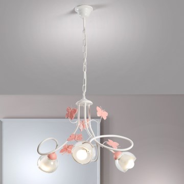 ONLI - Dečiji luster BUTTERFLY 3xE14/6W/230V